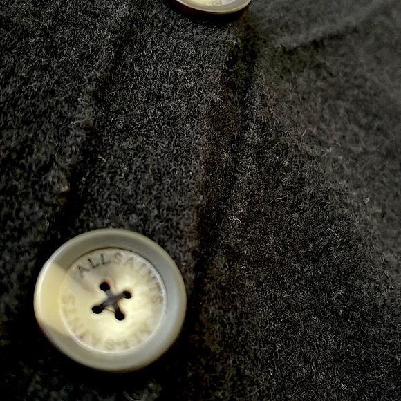 ALL SAINTS Cardigan in Black - Picture 3 of 5
